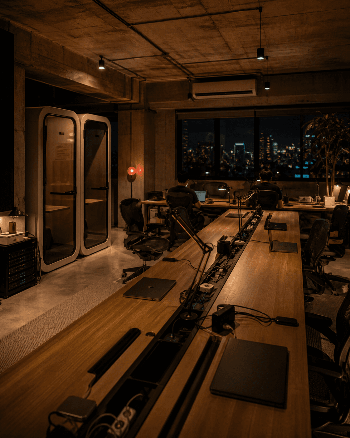 Work: Coworking space and meeting pods